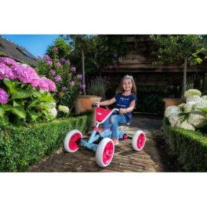 BERG Gokart Buzzy - Bloom, jasnoniebieski z kwiatkami -12%