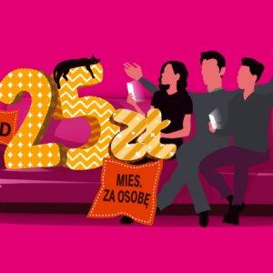 Pakiet rodzinny w T-Mobile od 25 zł. miesięcznie