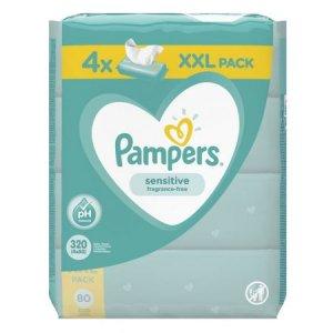 PAMPERS Chusteczki nawilżane Sensitive -28%