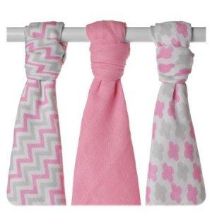 XKKO Bambusowe pieluchy Scandinavian Baby Pink mix -32%