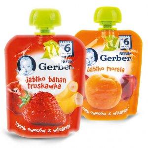 GERBER Mus owocowy - drugi produkt -40%