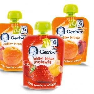 GERBER Mus owocowy - trzeci produkt -75%