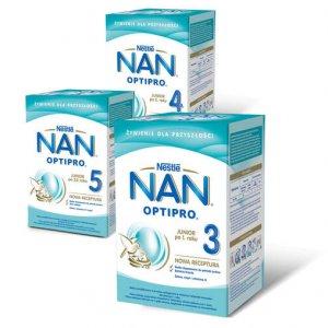 NESTLÉ Mleko NAN 2, 3, 4 lub 5 - trzeci produkt -75%