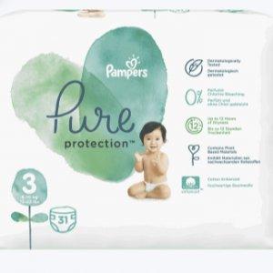 PAMPERS Pure Protection pieluchy, różne rodzaje