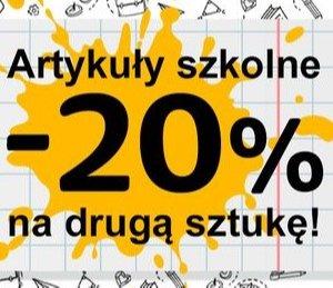 Artykuły szkolne w Smyku - drugi produkt -20%