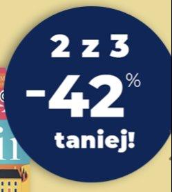 -42% na 2 książki z 3 zamówionych