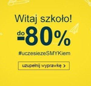 Promocja "Witaj szkoło" w Smyku do -80%