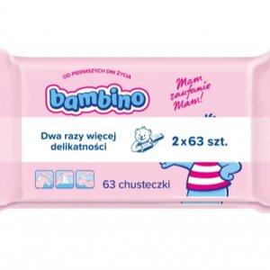 Bambino Chusteczki dla niemowląt 2 x 63 sztuki -17%