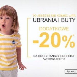 Dodatkowe 20% rabatu w Smyku na ubrania i buty