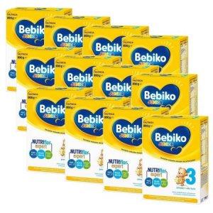 BEBIKO Junior 3 Mleko modyfikowane dla dzieci powyżej 1. roku życia Zestaw 12 x 800 g -20%