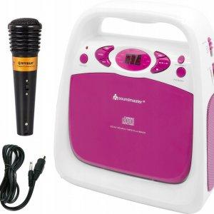 KARAOKE MIKROFON ODTWARZACZ CD MP3 USB AUXIN RADIO -36%