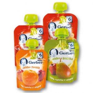 GERBER Mus owocowy - 4 cenie 3