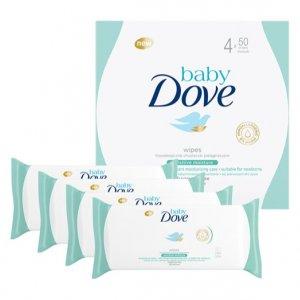 BABY DOVE SENSITIVE WIPES CHUSTECZKI PIELĘGNACYJNE 200 szt.