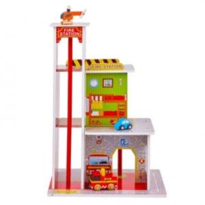 Aga4Kids Remiza strażacka drewniana FIRE STATION -15%