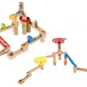 Hit cenowy - PLAYTIVE® Drewniany tor kulkowy, kulodrom 1 zestaw