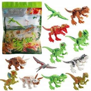 Klocki Dinozaury Jurassic World 12szt.+GRATIS -30%