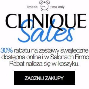 Świąteczna wyprzedaż w Clinique -30%