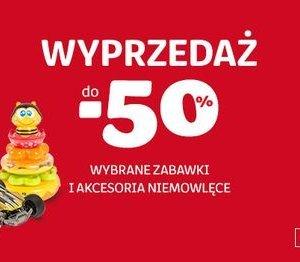 Wyprzedaż zabawek i akcesoriów niemowlęcych w Smyku do -50%