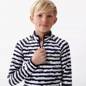 Koszulka narciarska Freshwarm 1/2 zip WEDZE dla dzieci -50%