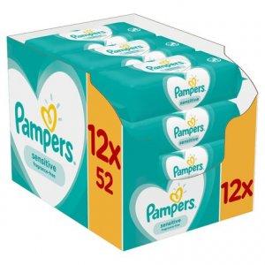 Pampers - Sensitive chusteczki nawilżające dla niemowląt w super cenie