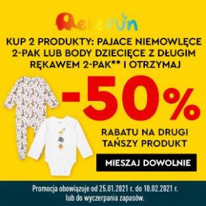 Pajace niemowlęce 2-pak lub body niemowlęce - drugi produkt -50%