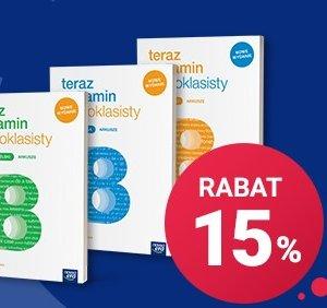 Egzamin ósmoklasisty - arkusze egzaminacyjne w Nowej Erze -15%