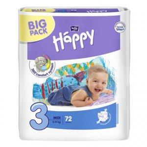 Bella - Pieluchy Happy Midi 3 big pack (5-9kg)