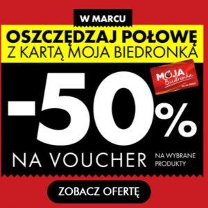 Wybrane produkty w Biedronce -50%