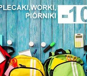 Dodatkowy rabat 10% na plecaki, worki, piórniki w Smyku