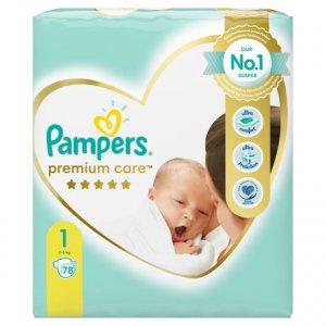 Pampers - Pieluchy Premium Care 1 waga 2-5 kg jednorazowe