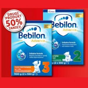 Mleko Bebilon Advance 2, 3, 4 lub 5 - drugi produkt -50%