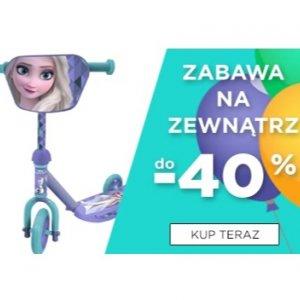 Zabawa na zewnątrz w 5.10.15 do -40%