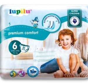 LUPILU PREMIUM COMFORT Pieluszki 6 XL - trzeci produkt za 1 zł
