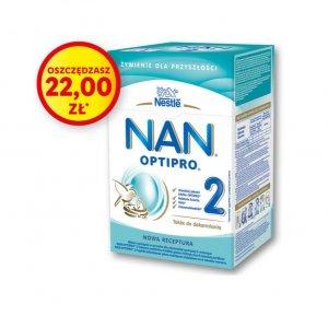NESTLÉ Mleko NAN OPTIPRO 2, 3, 4 lub 5 - drugi produkt -50%