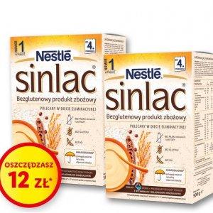 NESTLE Sinlac kaszka, bezglutenowy produkt zbożowy - drugi produkt -52%