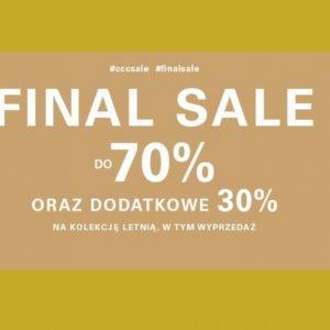 Final Sale w CCC -70% oraz dodatkowe -30%