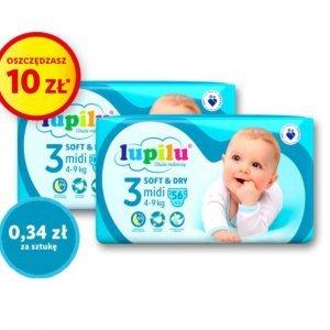 LUPILU SOFT & DRY Pieluszki 3 midi - drugi produkt -40%