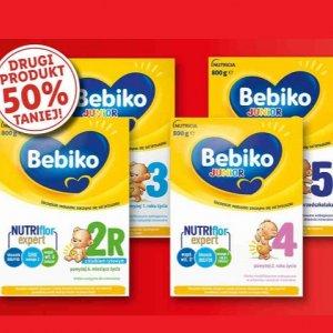 NUTRICIA Mleko Bebiko 2, 2R, 3, 3R, 4 lub 5 - drugi produkt -50%