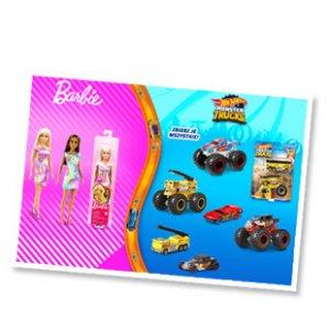 Hit cenowy - Lalka Barbie lub samochodzik Monster Trucks + autko  Hot Wheels