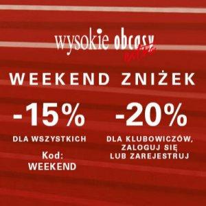 Weekend zniżek do -20%