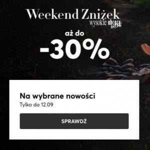 Weekend zniżek do -30%