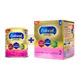 Enfamil Premium MFGM 2 3 mleko następne ZESTAW PODRÓŻNY 800g+1200g