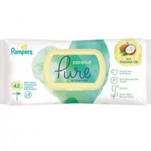 PAMPERS Coconut Pure Chusteczki nawilżające dla dzieci
