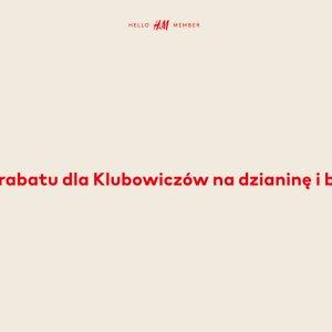 20% rabatu dla Klubowiczów na dzianinę i bluzy
