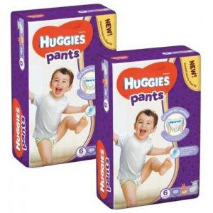 HUGGIES Zestaw Pieluchomajtki Jumbo 6 Uni ND High PANTS (15-25 kg) 2 x 30 szt. -30%