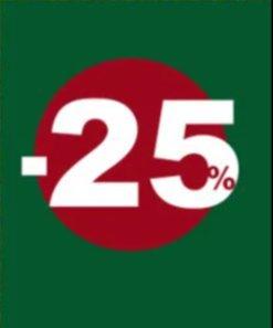 25% rabatu na nieprzecenione ubrania i buty