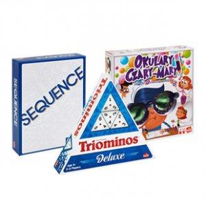 Hit cenowy - Gra Okulary Czary-Mary, Sequence lub Triominos