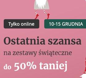 Zestawy świąteczne do 50% taniej!