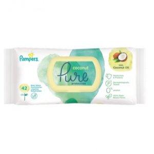 PAMPERS Coconut Pure Chusteczki nawilżające