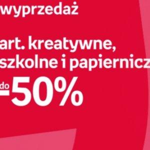 Art. szkolne i papiernicze -50%